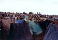 the sea of makeshift tents at Jalozai